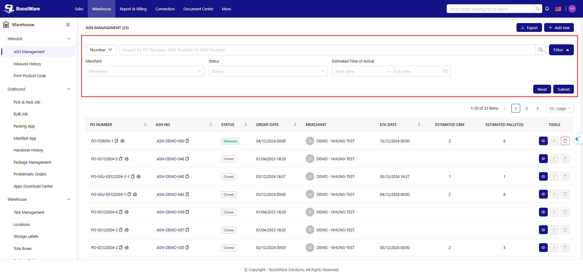 ASN Records screenshot 2