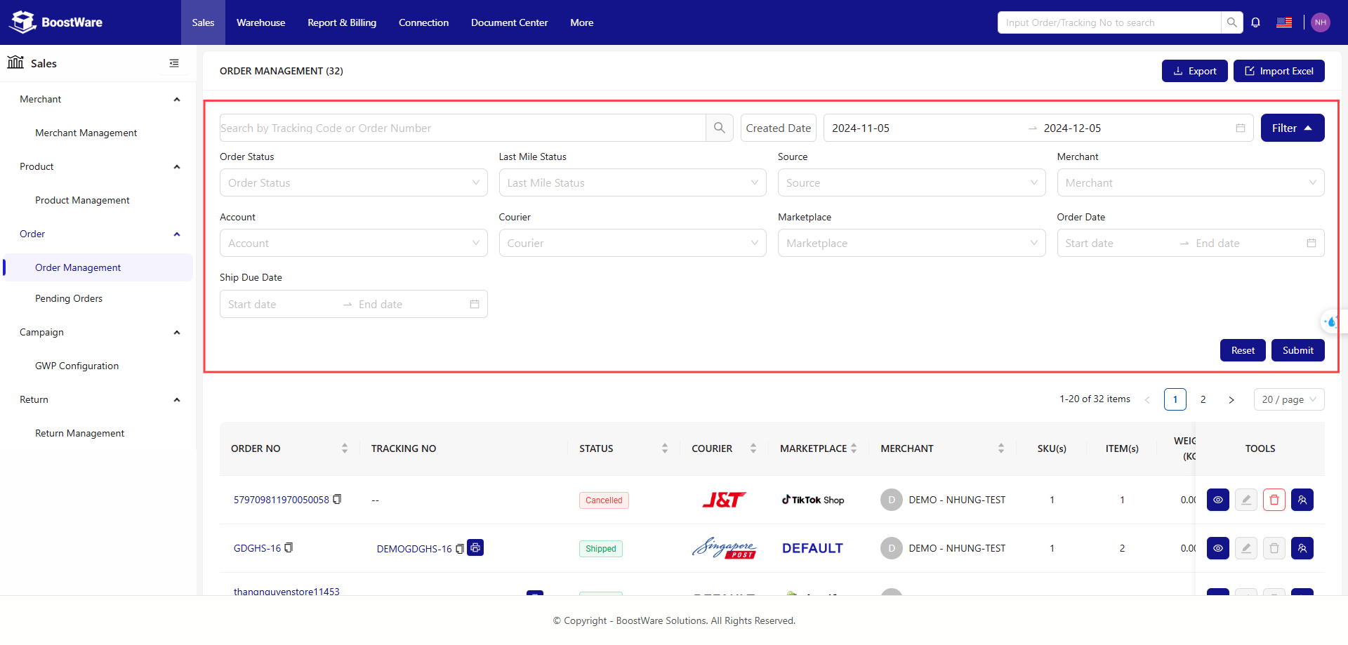 Order Management screenshot 8