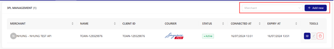 3PL Management screenshot 1