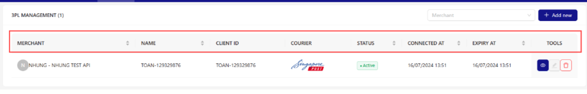 3PL Management screenshot 2