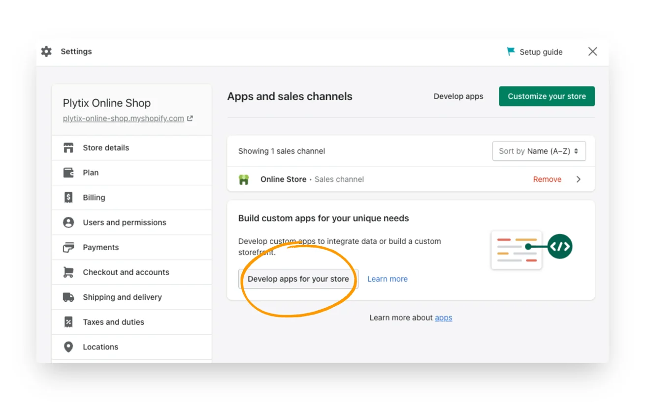 Shopify screenshot 3